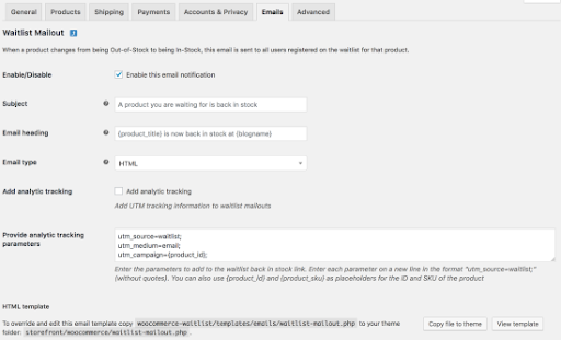 Customize Email Templates and Alerts